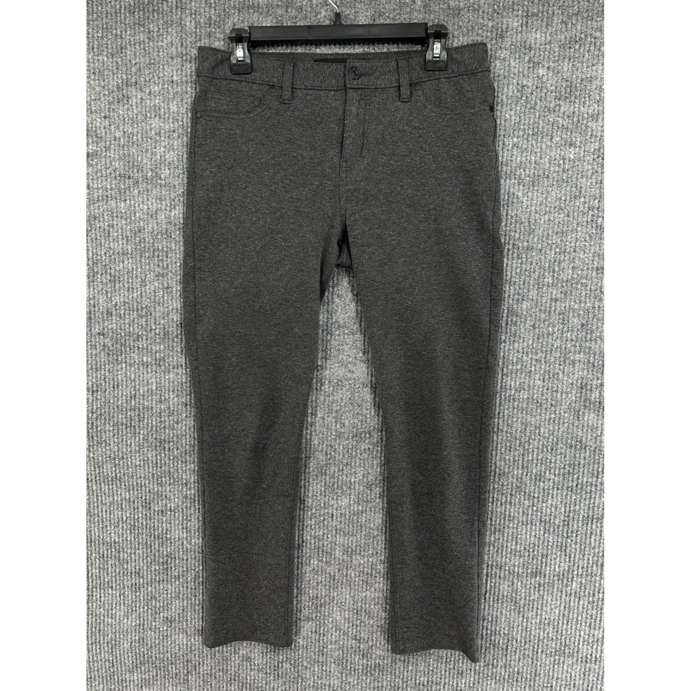 Calvin Klein Jeans Knit Pants Womens 10 Gray Excellent Stretch 5-Pocket Skinny